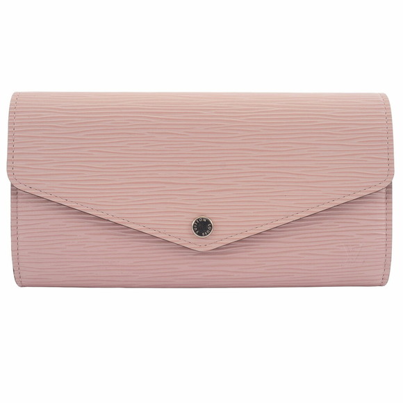 LOUIS VUITTON Pink Leather Wallet - Picture 1 of 10